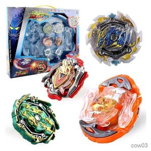 4D Beyblades B-X TOUPIE BURST BEYBLADE SPINNING TOP Set Juguetes Arena Metal Fusion Fighting Gyro con Launcher Toys YH1983 R230712