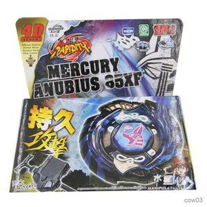 4D Beyblades B-X TOUPIE BURST BEYBLADE TOUPIE mercure anubis anubius noir bleu légende édition limitée wbba STARTER SET AVEC LANCEUR R230714