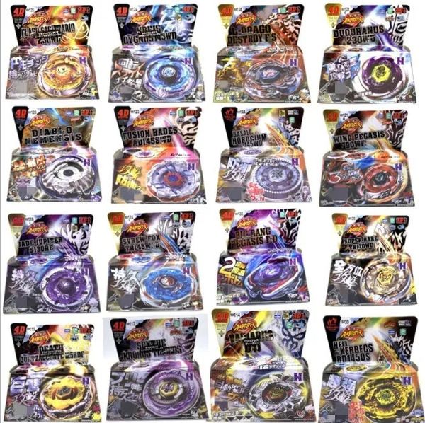 4D Beyblades B-X TOUPIE BURST BEYBLADE SPINNING TOP 8 unids/lote 32 ESTILO Niño Niño Juguete Spinning Tops Choque Metal 4D para niños 231215