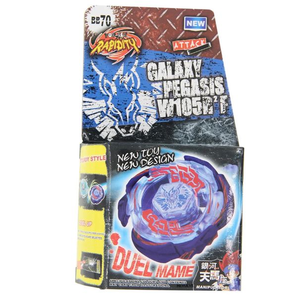 4D Beyblades B-X TOUPIE BURST BEYBLADE TOUPIE Métal Fusion METAL FUSION BB70 GALAXY PEGASIS PEGASUS W105R2F 4D Système Drop 231219