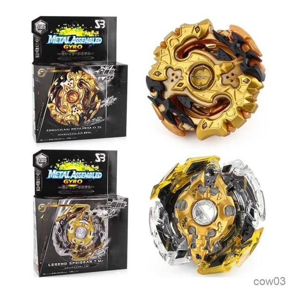 4D Beyblades B-X TOUPIE BURST BEYBLADE SPINNING TOP Nuevo estilo Gold B-111-86 Spriggan Requiem con lanzador R230712