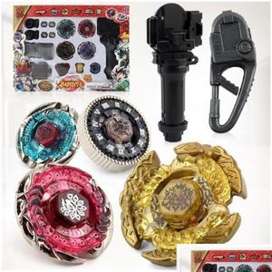 4D Beyblades Bayblade Metal Fusion Launcher Spinning Top Set Juego para niños Juguetes Niños Regalo de Navidad Bleyblade Burst Evolution Yh106 Dhrsa