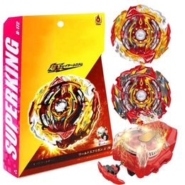 4D Beyblades Box Set B172 Wereld Spriggan Super King Tol met Spark er Kinderen Speelgoed voor Kinderen 231130