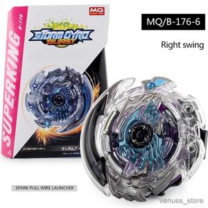 4D Beyblades BURST BEYBLADE SPINNING Speelgoed Holle Deathscyther Set Kinderen Speelgoed Met vonk Pull Draad Launcher R230829