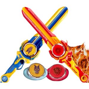 4D Beyblades Infinity Mu épée Spinning Gyro Combat Beybladssspinning Top enfants interactif er jouet cadeau 231130