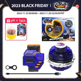 4D Beyblades Nado 3 Originele Elektronische Thunder Stallion Controller Set Metalen Ring Battle Gyro Auto Spin Spinning Tops Kinderen Speelgoed 231124