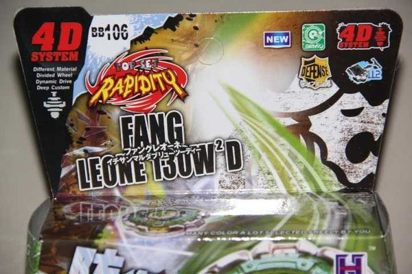 4d Beyblades Spinning Top L Drago Fang Leone BB-106 B147 Metal Fury 4D LALNERSERS TOYS NEODYMIUM