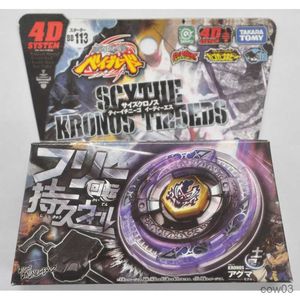 4D Beyblades Takara Tomy Beyblade Metal Battle Fusion Top BB113 SCYTHE KRONOS T125EDS 4D AVEC Lanceur de Lumière R230714