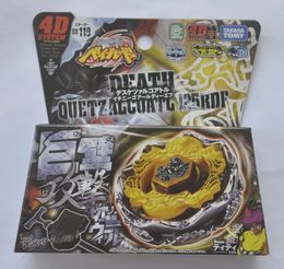 4D Beyblades Tomy Beyblade Metal Battle Fusion Top BB119 DEATH QUETZALCOATL 125RDF 4D met BEY Launcher 231204