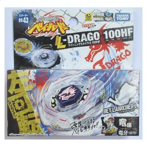 Beyblades 4D Tomy Beyblade Metal Battle Fusion Top BB43 L DRAGO 100HF AVEC lanceur de lumière 231118