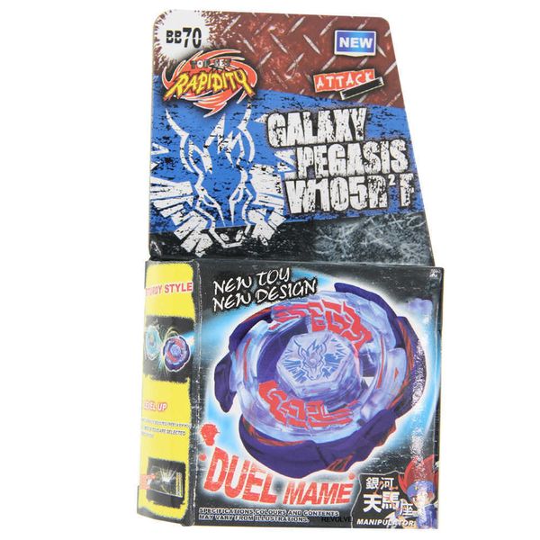 4D Beyblades TOUPIE BURST BEYBLADE SPINNING TOP Serpiente venenosa BB-69 Metal 4D sin lanzador para niños