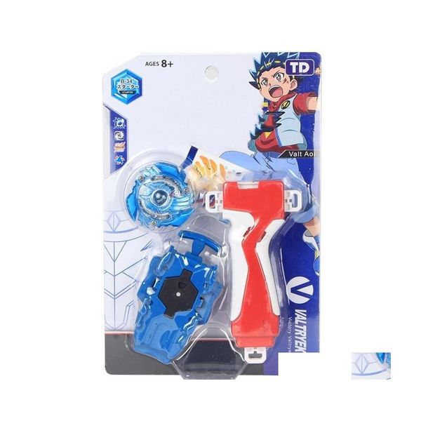 4D Beyblades Valkyrie Beybleyd Burst Gyroscope con Grip Launcher Gyro Toys para niños 201217 Drop Delivery Gifts Classic Dhazu