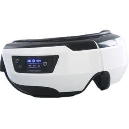 4D Elektrische Smart Eye Massager Bluetooth Muziek Vibratie Verwarmde massage voor vermoeide ogen Donkere kringen Verwijder zorg 240411