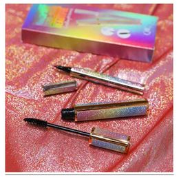 4D Fiber Lash Mascara Liquid Eyeliner Pencil kit Zwart Waterproof Make-up QIC sterrenhemel Volume dikke wimper Langdurige Eye liner503