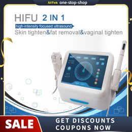 4D HIFU Echografie Face Private Trachering Beauty Equipment 2 In 1 Anti Aging Machine Face Tifting Wrinkle Removal Skin Care Privé Verjongingsapparaat