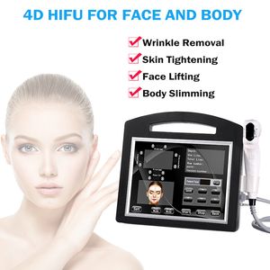 4d hifu machine portable élimination des rides machine pour le raffermissement de la peau traitement du visage 8 catridges 12 lignes chaque coups gratuits