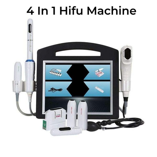 4D HIFU Équipement de beauté multifonctionnel Anti-rides Lifting du visage Réduisant le poids Amincissant la machine à ultrasons focalisée de haute intensité pour une utilisation en salon de beauté