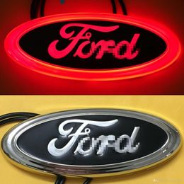 4D LED Auto Staart Logo Licht Badge Lamp Emblem Sticker voor Ford logo decoratie3029