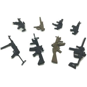 4D Soldier Gun Model 1:6 Rollen Display Stand MP5 Machinepistool Karabijnpistool Assemblage Speelgoedornamenten