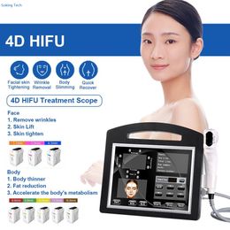 Machine de retrait de ride de Hifu d'ultrason 4D avec 12 lignes 20000 cartouches de tirs équipement professionnel de levage de visage ultrasonique focalisé de haute intensité