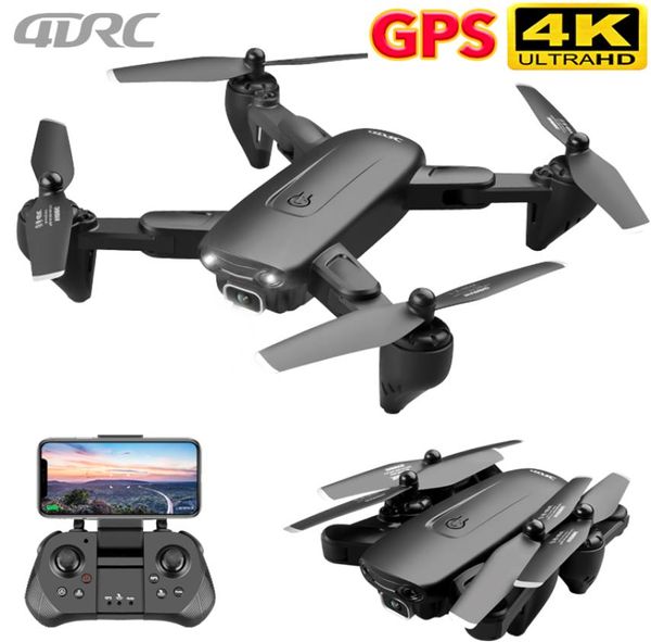 Drone GPS F6 4DRC avec caméra 5G RC Quadcopter Drones HD 4K WiFi FPV pliable Offpoint Flying Pos Video Dron Helicopter Toy4037736