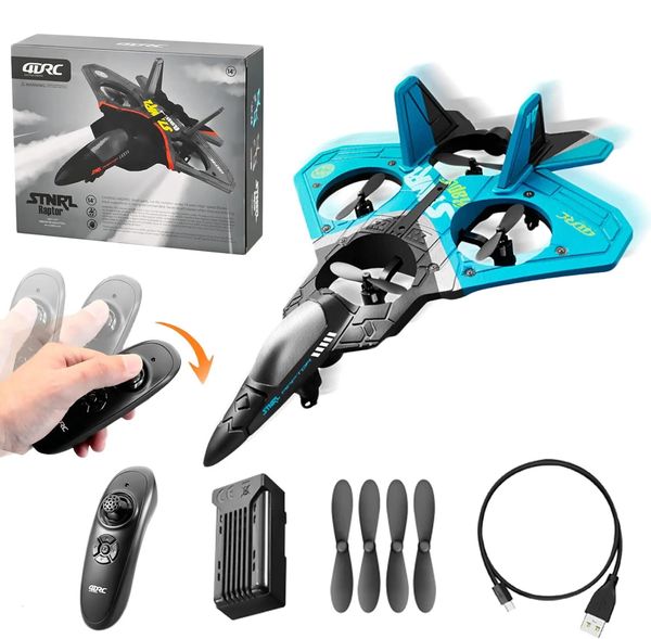 4DRC V17 RC Plane 2.4g Radio Control Fighter Hobby Plan Glider Airplane Epp mousse Remote Contrôle Airplane RC Drone Kids Toys 240429