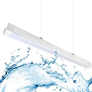 4ft 8ft lineaire hoge baai 60W 120W 12000 Lumen Tri-proef LED buis Lichtbevestiging Waterdichte IP65 voor Warehouse Garage Natte omgeving