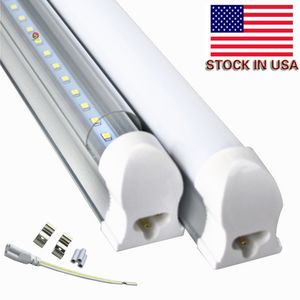 2ft LED-buizen Geïntegreerde T8 LED-buizen lichten 12W 48LEDS 1200LM 1.2m LED-lichtbuizen voor werkbank onder kast