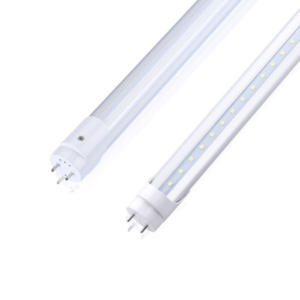 Lámpara de tubo LED T8 de 4 pies G13 Bi-pin 4 pies Tubos de 4 pies Iluminación Reemplace el accesorio fluorescente 120 CM Tienda Garaje Almacén Luces de bombilla 3 años de garantía