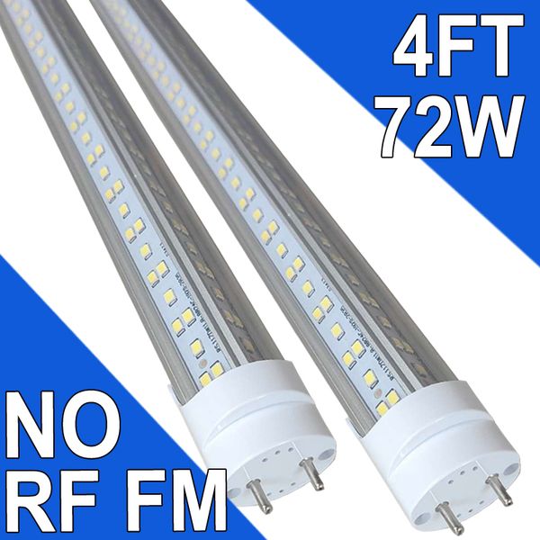 Bombillas de tubo LED T8 T10 T12 de 4 pies 48 