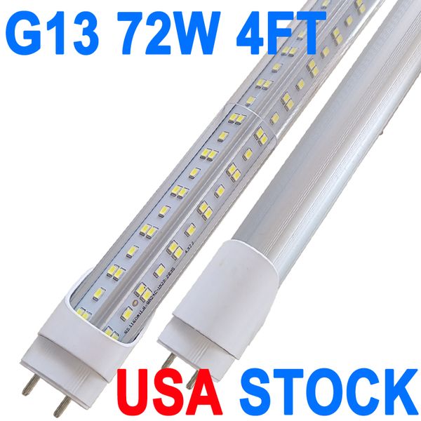 Ampoules à tube LED T8 T10 T12 de 4 pieds 48 