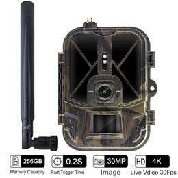 4G 4K 36MP Application de caméra faunique Piste de chasse à 940 nm LED IR invisible Vision nocturne 120 Détection IP66 Cam 231222 IP66 IP66 231222