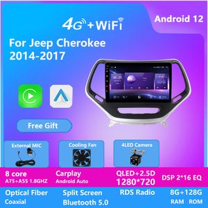 HD Big Screen Touch Panel Car Video DVD-speler voor Jeep Cherokee 2014-2017 met Android System