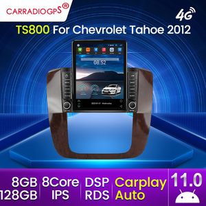 Lecteur vidéo multimédia dvd de voiture 4G Android 11 pour GMC Yukon Chev Tahoe Suburban 2007-2010 2011 2012 Navigation GPS 2din