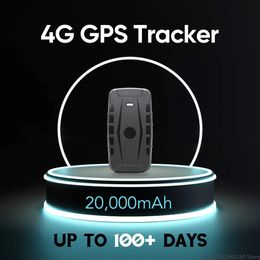 4G GPS Tracker 20000mAh GPS portable via l'alarme de voiture satellite en temps réel Locator de suivi magnétique de longue date