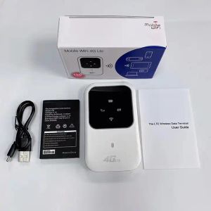 Hotspot Mobile Portable 4G Lte, avec carte Sim et batterie, Mini routeur Wifi sans fil