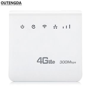 Enrutador Wifi 4G LTE Enrutador con tarjeta SIM 3G/4G de 150 Mbps Enrutadores inalámbricos desbloqueados Hasta 32 usuarios de Wifi con puerto LAN Compatible con tarjeta SIM Europa Asia Medio Oriente África