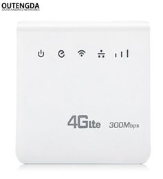 Enrutador Wifi 4G LTE 150Mbps Enrutador con tarjeta Sim 3G Enrutadores inalámbricos desbloqueados Hasta 32 usuarios de Wifi con puerto LAN compatible con tarjeta SIM Europa 7532707