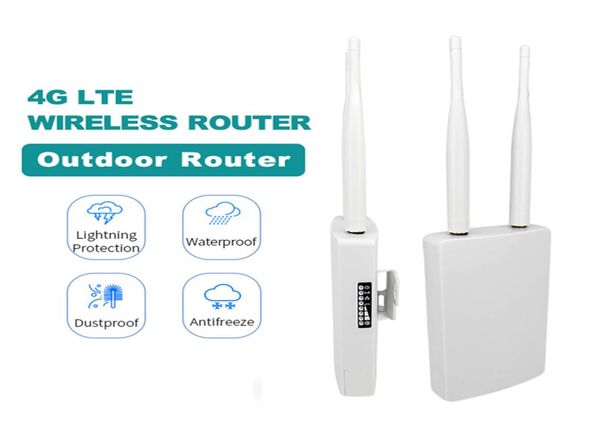 Routeur Wifi 4G LTE, carte Sim 4G pour l'extérieur, Cpe, Modem de déverrouillage sans fil, antenne haut débit WANLAN Port8180370