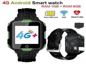 4G Smart Watch M9 Android 60 1G RAM 8G ROM ROM INFÉRIEUR 850MAH BATTERIE LONNE LONGE WIFI SMARTWATCH CARD Rate Pression Video 8846089