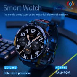 4G Montres SmartWatch GPS WiFi Lieu Étudiant Enfants Smart Watch Carte SIM 9.0 APPEL VIDÉO Men d'adulte pour adultes pour iOS Android