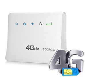 Enrutador Wifi 4G, enrutador móvil 3G 4G LTECPE con puerto LAN, tarjeta SIM, enrutador portátil Gateway3375658