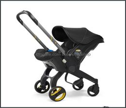 4in1 autostoelwagen geboren baby koets bassinet wagen draagbaar reissysteem met kinderwagens drop levering 2021 Strollers baby 8328260