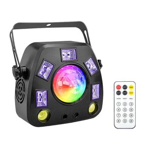 4IN1 DMX Projecteur laser Light Remote Control Stage Effectif LED Magic Ball Strobe DJ Disco Club Party Guild Maridal Holiday