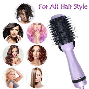 4in1 Stylinggereedschap Haardroger Borstel Blowhair en Styler Volumizer Air Rightener voor alle soorten 240506