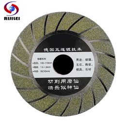 4inch 100mm201 6 Plating Diamond Tile Snijschijf Marmeren Turbo Blade Glas Zag Droge en Natte Abrasive Disc MX25