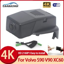 4K 2160p Plug and play Car DVR WiFi Dash Cam Came Camera Video Recorder Original for Volvo S90 V90 XC60 2017 2018 2019 2020 2021 2022