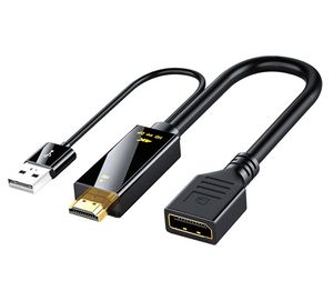 Cable convertidor HDMI a DP 4K 60Hz 1080P 144Hz Adaptador HDMI a Displayport Cable de puerto de pantalla HDMI 2.0b para TV PS4 pro proyector de computadora portátil