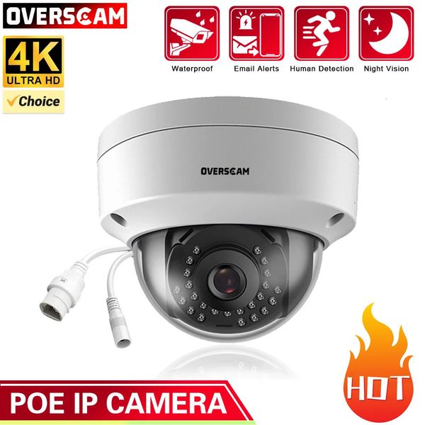 Caméra IP dôme POE 4K 8MP 5MP, réseau de détection de mouvement antidéflagrant, Protection de sécurité CCTV, système de Surveillance vidéo NVR 240126