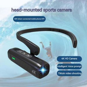 Caméra d'action 4k Sport Mini caméra Wifi avec contrôle de téléphone portable caméra d'action enregistreur casque et support casque Sport DV